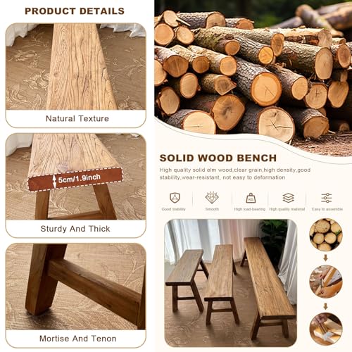 Banco de madera maciza para crear momentos inolvidables en tu terraza 6