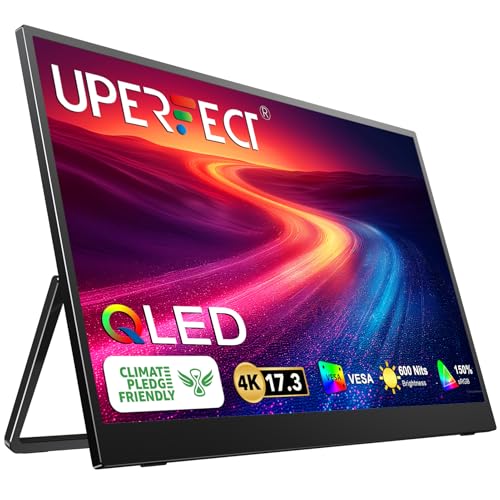 UPERFECT 17.3 4K Portable Monitor with Speakers