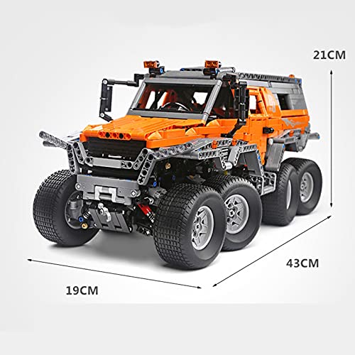 Technik Ferngesteuert Offroader 8x8, Mould 13088, Technik Geländewagen Modell Bauset, Klemmbausteine mit Fernbedienung… – Bild 8