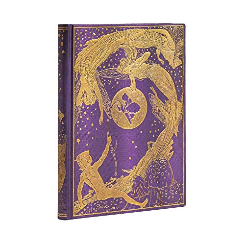 Paperblanks Lang's Fairy Books, Violet Fairy Midi, Ruled Notebook