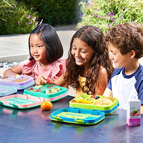 Bentgo Kids Prints (Camouflage) - Leak-Proof, 5-Compartment Bento-Style Kids Lunch Box  Ideal Portion Sizes for Ages 3 to 7  BPA-Free and Food-Safe Materials