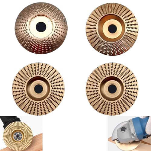 ANROI Juego de 4 discos amoladora madera abrasivos de madera para...