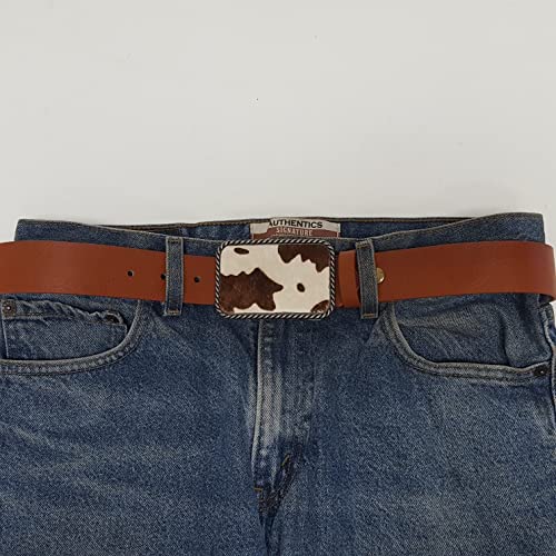 Hair Inlay Rope Edge Pewter Buckle belt2