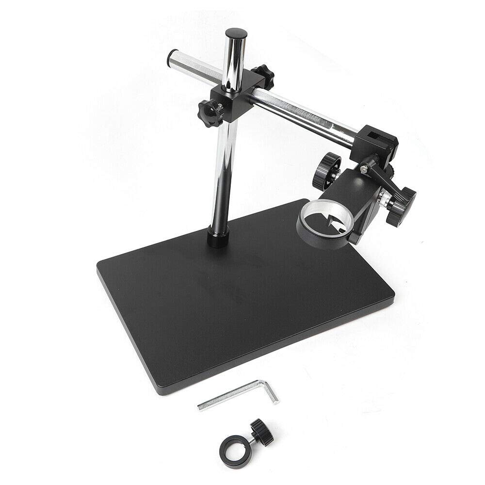Soporte para microscopio digital para microscopio, trípode ajustable para cámara, soporte de elevación, soporte de escritorio, equipo de laboratorio, soporte de microscopio industrial
