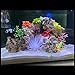 Mallofusa Artificial Aquarium Fish Tank Decoration Silicone Sea Anemone Artificial Fish Tank Ornament Decoration (White)