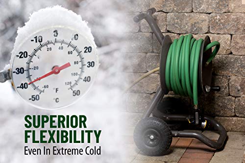 Rain Bird PGH75HF Premium High-Flow Garden Hose, Heavy-Duty 100% EDPM Rubber, Hexagonal, 3/4" Inside Diameter x 75' Long, 3/4" GHT, Green by Rain Bird - Image 6