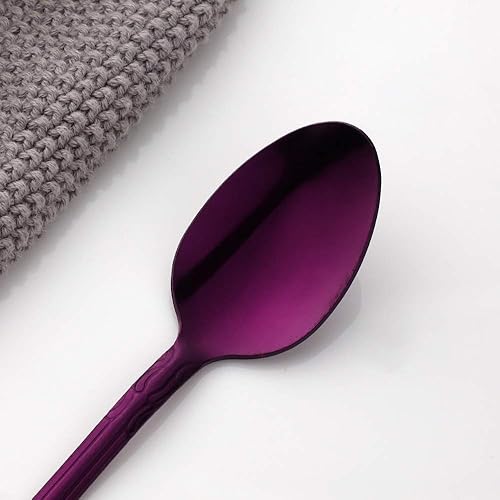 Miniatura 222 de Juego de 12 cucharas de café, mini cucharas de café, cucharas de espresso de acero inoxidable, cucharas pequeñas para postre, té, aperitivo, 4.6