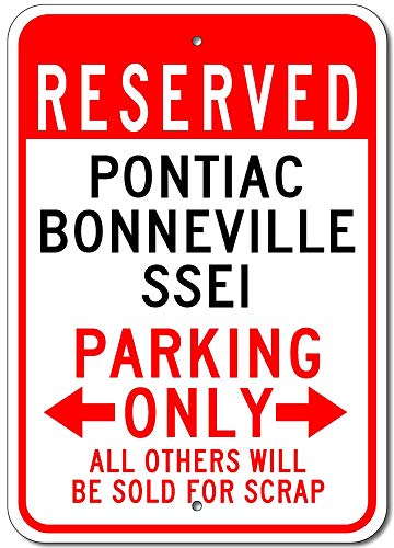 Pontiac Bonneville SSEi Póster de Pared Metal Creativo Placa Decorativa Cartel de Chapa Placas Vintage Decoración Pared Arte Muestra Bar Club Café
