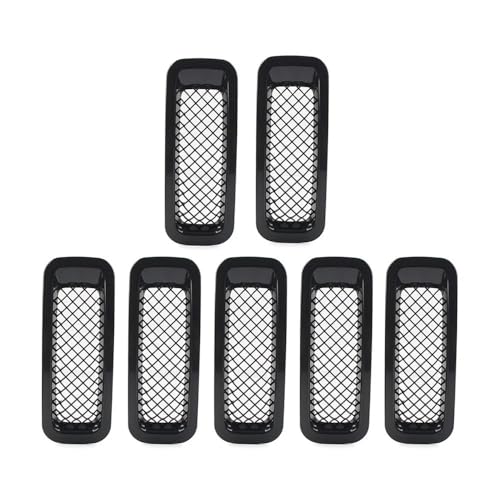 Rejilla para Patriot 2011 a 2017: malla frontal protectora de coche, 7 piezas