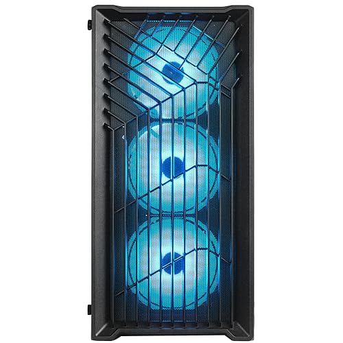 Image of Gaming Desktop PC, Intel 12th Gen up to 4.30 GHz, AMD Radeon RX 580 8G GDDR5, 16GB DDR5 4800 MHz RAM, 1TB M.2 NVME SSD, Windows 11 Pro, WiFi, Bluetooth 5.0, VR Ready,RGB Fans x4