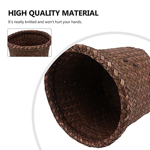 Seagrass Basket, Woven Plant Pot Indoor & Outdoor - Image 4