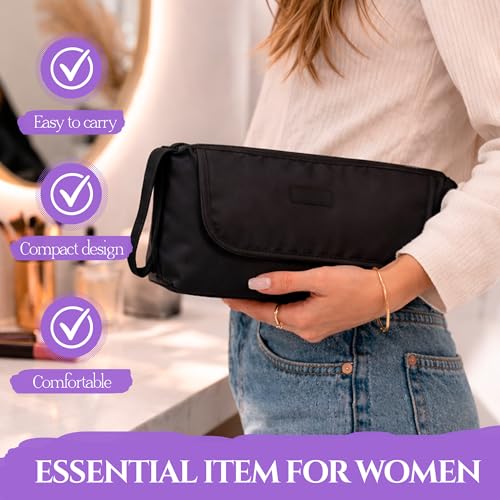 Bolso de viaje para herramientas de cabello y tapete resistente al calor miniatura 3