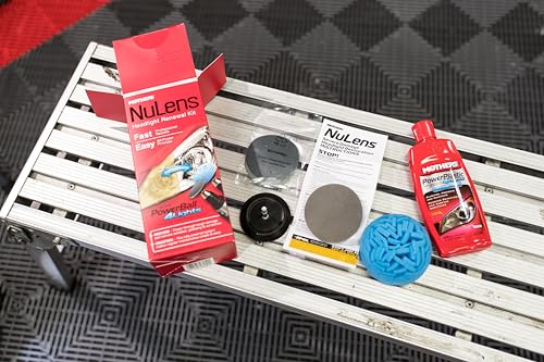 Mothers NuLens Headlight Renewal Kit — Quickly Restores & Maintains Clarity on All Headlight Types – Includes PowerPlastic 4Lights Polish, 8 oz. with Protective, Oxidation-Inhibiting Polymers (07251) - Image 4