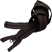 Vista 8 de Cremallera Vislon de 20 pulgadas, separación de plástico moldeado #5 de YKK - Peso medio por cada uno (color seleccionado) (amarillo neón Lite - 803)