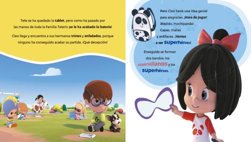 Cleo y Cuquín, Familia Telerín. Un cuento - Los mejores superhéroes (Cuentos infantiles)
