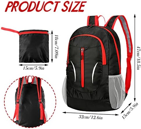 25L Ultra Lightweight Packable Backpack, Waterproof Backpack Travel Backpack Foldable Water Resistent Backpack Camping Sports Outdoor Knapsack For Outdoor Walking Camping Hiking
