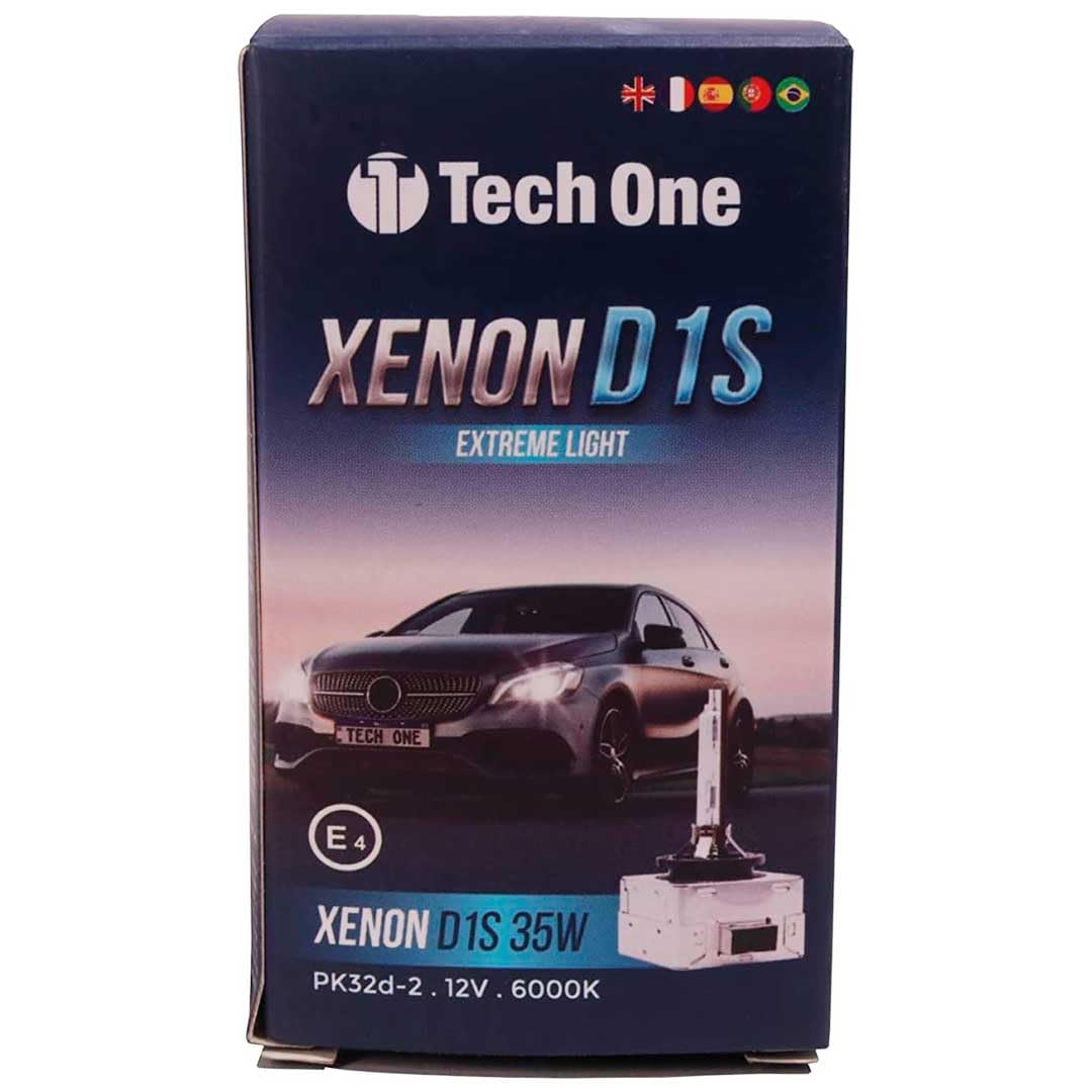 TECH ONE Lampadina D5S Xenon 35W HID Kit di Ricambio per Auto Faro Lampada Luci allo Xenon per Veicoli 12V 6000K Bianco Originale OEM, 2 anni di garanzia. 1 pezzo