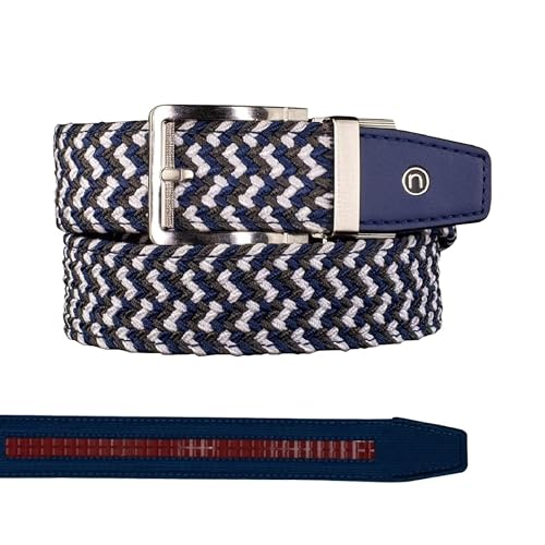 Image of Nexbelt Men's Braided Ratchet Golf Belt - Adjustable, Stretch Fit - For Casual Wear & Golfing (Fits up to 50 inch)