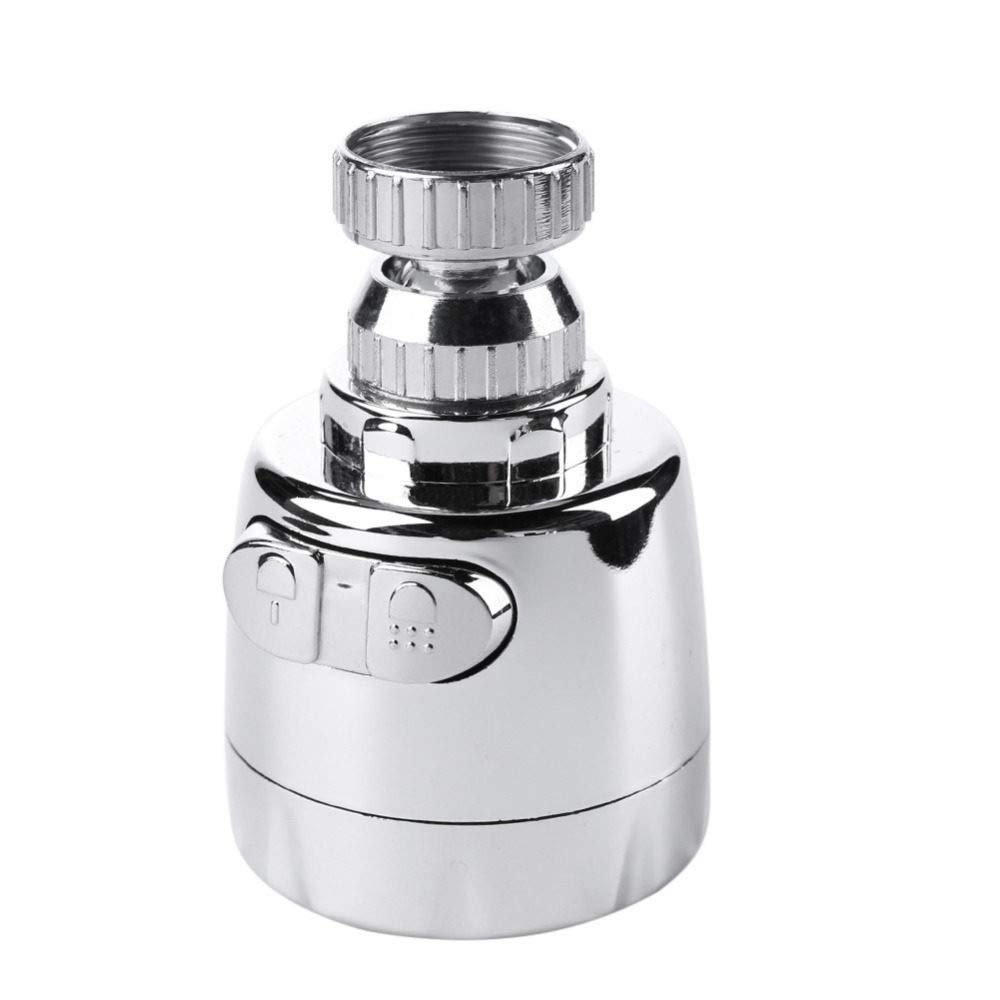 Filtro diffusore girevole a 360° per rubinetto della cucina, ugello a risparmio idrico, set da 2 pezzi per un flusso d'acqua efficiente e una facile installazione
