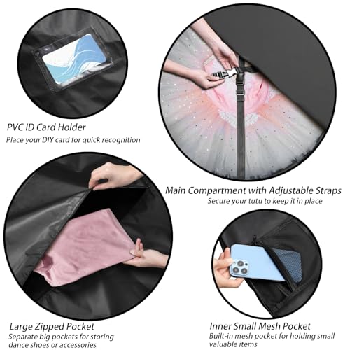 Foraineam 40 Inch Tutu Garment Bag