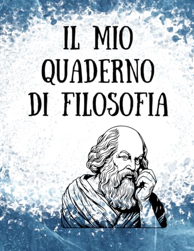 QUADERNO IN NERO A RIGHE ALTERNATE LILLA PER IPOVEDENTI (materia filosofia): Formato A4-Linee nere ad alto contrasto-alternanza 