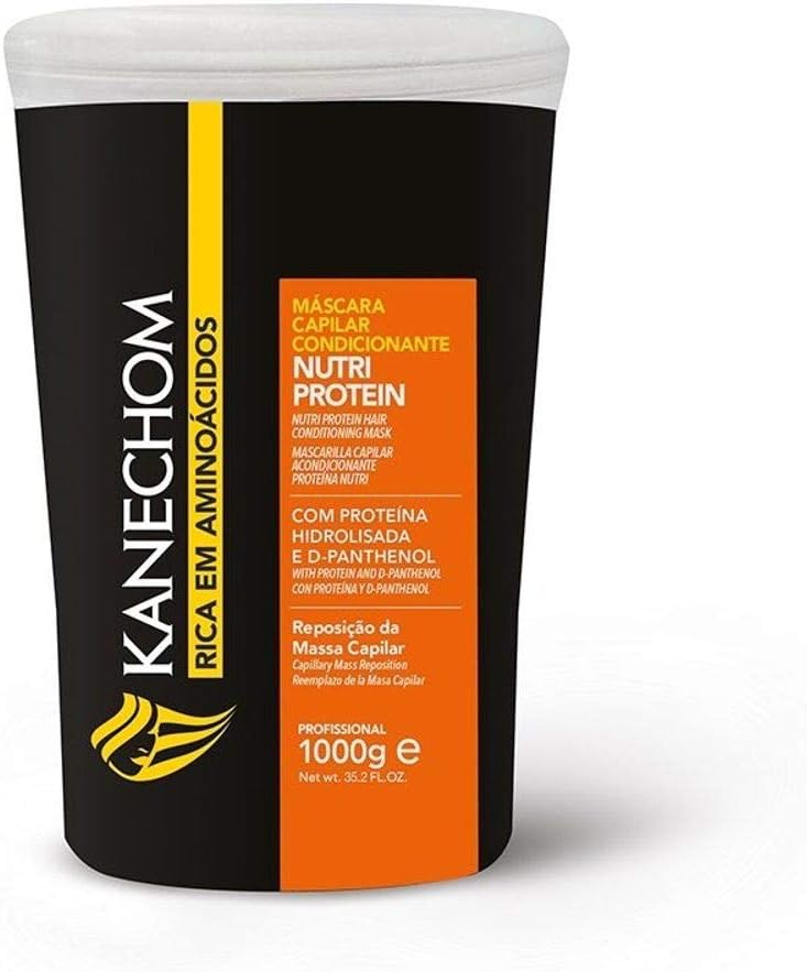 Kanechom - Linha Tendencias - Mascara Condicionante Nutri Pow Protein 1000 Gr - (Trends Collection - Protein Nutri Pow Conditioning Nourishing Hair Mask 35.27 Net Oz)