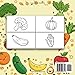 ABC VEGETABLE and FRUIT COLOURING BOOK FOR CHILDREN 4-8 YEARS OLD: COLOUR and LEARN (The ABC Colouring Book Series)