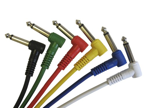 Ki-Sound PC 1ft 1/4 inch Angled Patch Cable Pack
