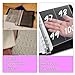 100 Envelope Challenge Binder, 25 Sheets Silkscreen Numbers to 100, Not Stickers, Reusable Tracker, Easy and Fun 100 Envelopes Money Saving Challenge Save $5050, Budget Planner & Saving Money (Pink)