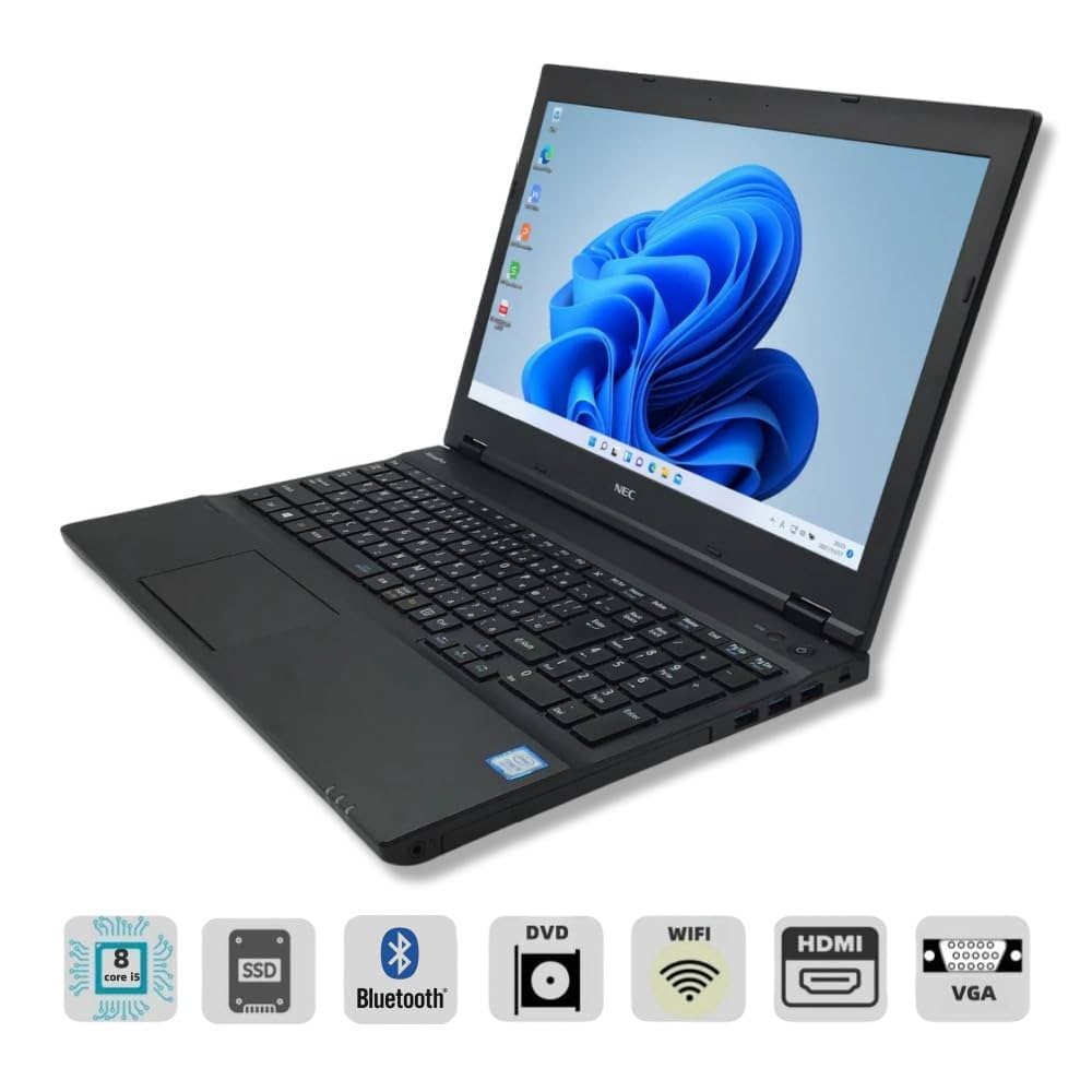 【美品】NEC VersaPro i5-8350U 8GB SSD256GB Amazon.co.jp: NEC Laptop VersaPro VKM17 15.6-inch / 8th