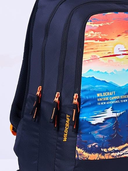 Image of Wildcraft Stylish Polyester Unisex Backpack | Atlas 40 Durable & Lightweight backpack for Men & Women | Backpack for Office, Gym, Travel - 40 Litre,