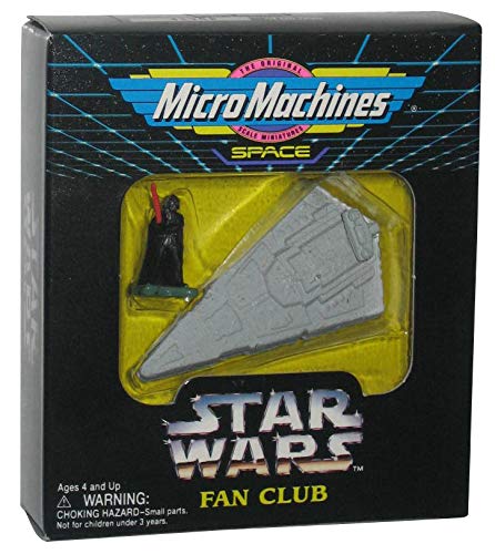 Galoob Star Wars Micro Machines Space Fan Club Imperial Star Destroyer w/ Darth Vader Figure - Exclusive