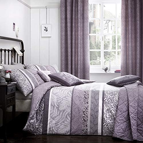 Dreams & Drapes - Hanworth - Easy Care Duvet Cover Set - King, Heather