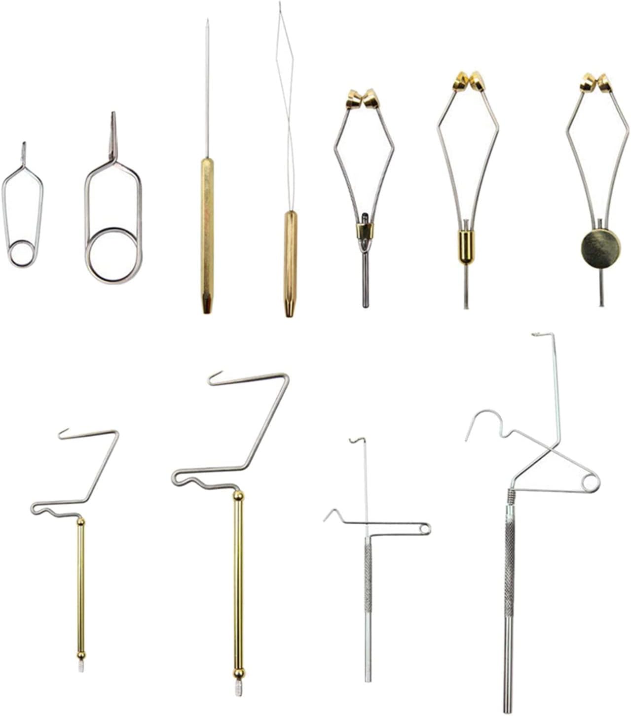 Baosity 11個 個フライタイイングツールキットホイップフィニッシャーノットフライタイイングボビン糸ホルダー Baosity 11個 個フライタイイングツールキットホイップフィニッシャーノットフライタイイングボビン糸ホルダー