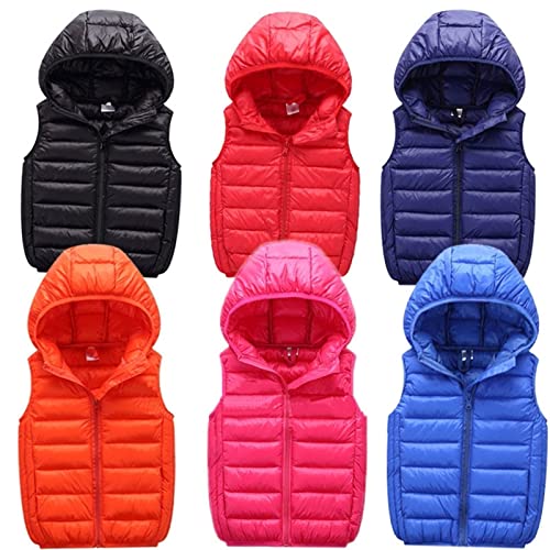 Betadog Toddler Kids Baby Boys Girls Winter Warm Lightweight Bear Ears Hooded Sleeveless Padded Vest