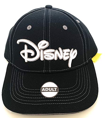 Disney Adult Original Disney Script Baseball Hat Black