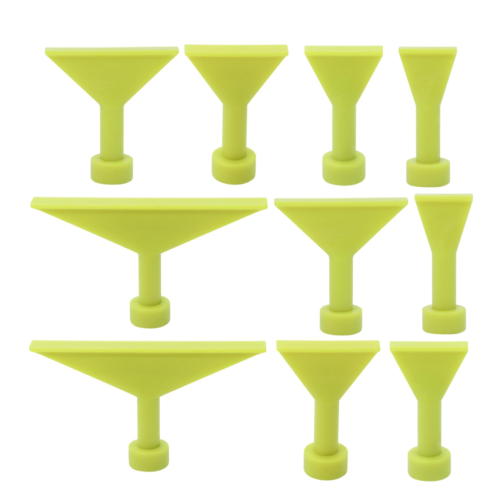 Linguette per ammaccature auto, in nylon, 10 pezzi, con design di riparazione senza cuciture, forte adesione, strumento di ripristino del corpo, per auto