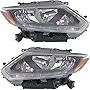 Garage-Pro Headlight Assembly Compatible with 2014-2016 Nissan Rogue Halogen, (Korea 2015-2016)/USA Built, Set of 2, Driver and Passenger Side