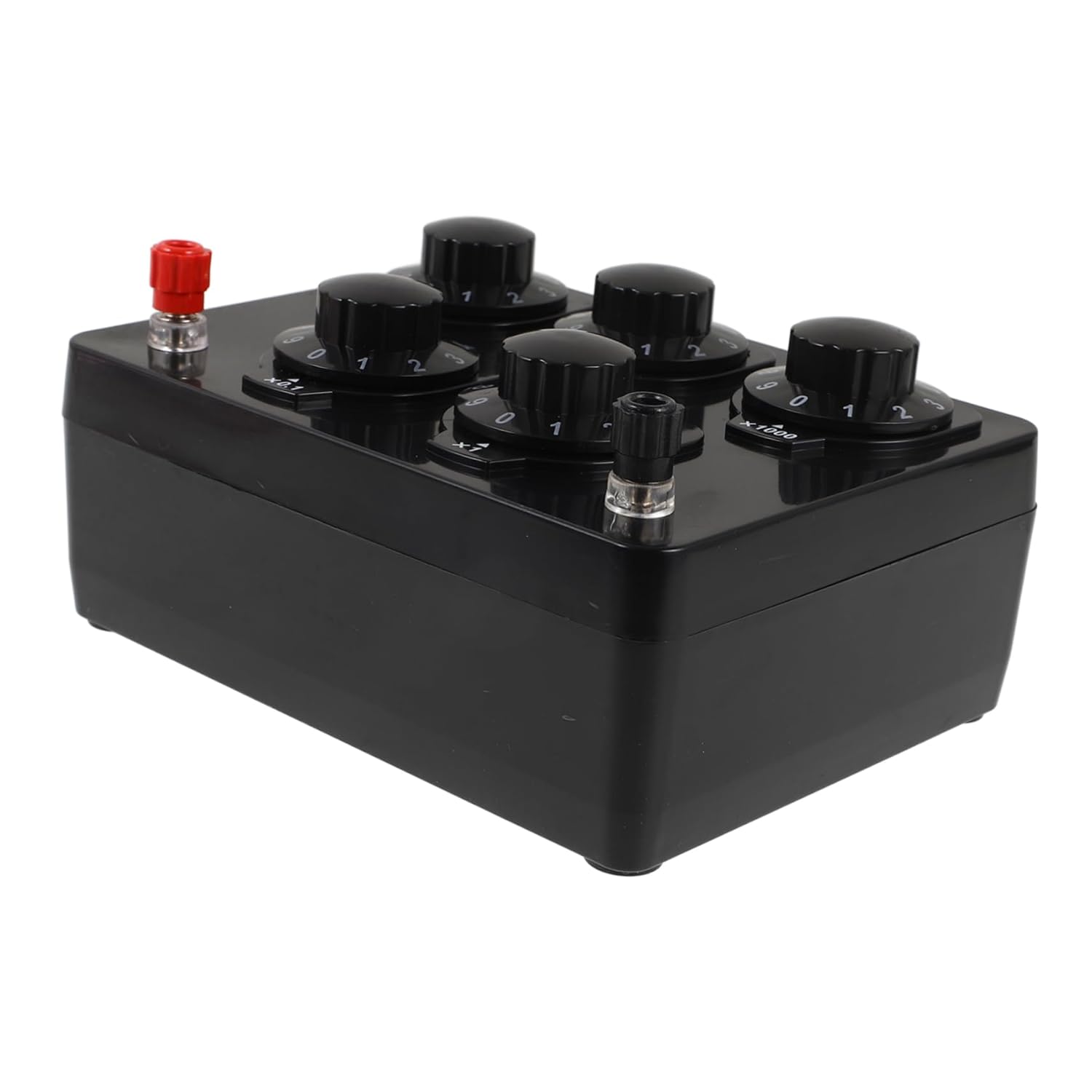 Mobestech Adjustable Resistance Box 0-9999 Ohm 0.1ω Accuracy Portable Physics Experiment Equipment