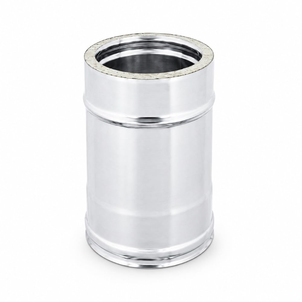 Maka Modulo Lineare 250 mm Canna Fumaria Doppia Parete Inox Ø 80 mm