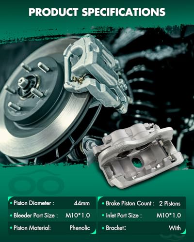 Image of SCITOO Rear Right Brake Caliper With Bracket 18B4941 Compatible For Cadillac For Escalade 2002-2006,For Chevrolet For Avalanche 1500 2002-2006,For Chevrolet For Express 1500 2003-2014