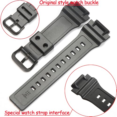Bracelet montre Casio MCW200H résine pour remplacer bande usée