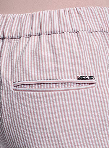 Oodji Ultra Donna Pantaloni con Elastico in Vita