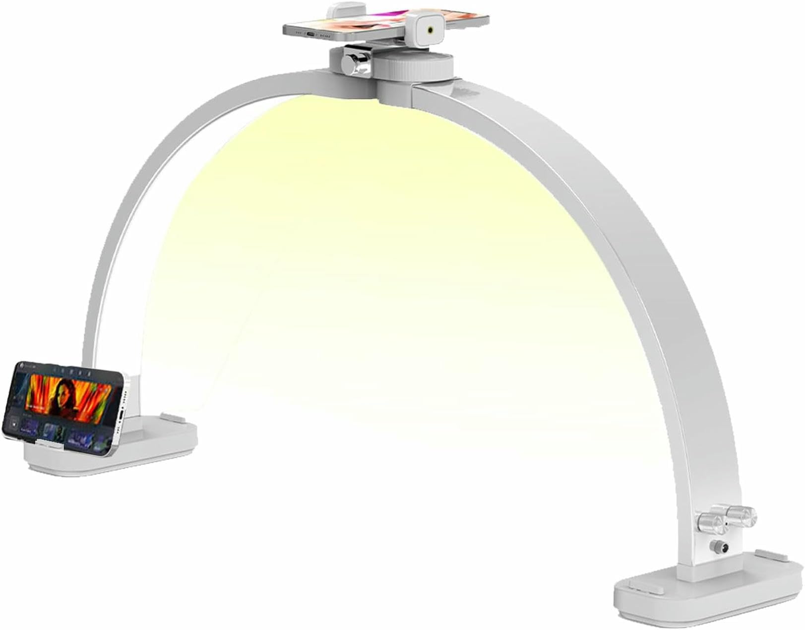 Lampe de Bureau à Ongles Demi-Lune 31 Pouces avec Support LED
