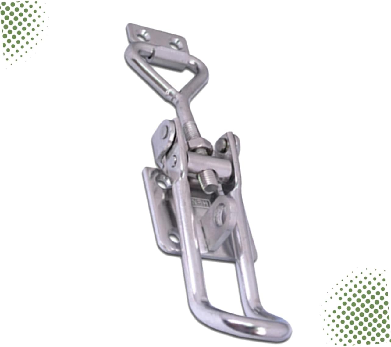 POPETPOP 2pcs Clasp Latch for Hotel Toggle Clamp Stainless Steel Tension Clasp Heavy Duty Spring Luggage Latches Locks