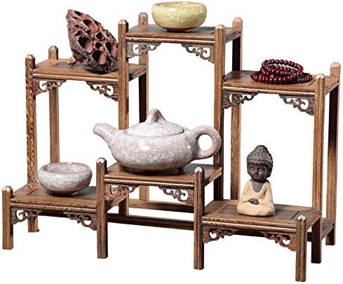 飾り棚　茶道棚　アンティーク棚 楽天市場】茶器収納トレー 黒胡桃木 木製 アンティーク棚 調味料
