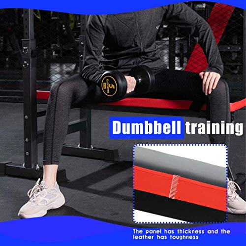 Adjustable Weight Bench Workout Bench For Full Body Exercise Olympic Weight Bench Folding Barbell Rack Stand, Save Space Multifunctional Use, More Adjustable & Anti-Slip Design Best Workout Bench #TOP3