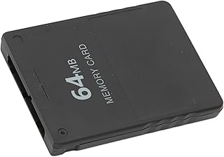 Game Memory Card for PS2, High Speed Game Data Console Memory Card Replacement for Sony Playstation 2, Memory Card Compatible with Sony Playstation 2 (64MB)