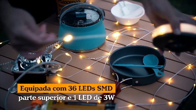 NTK, Lanterna Recarregável Comet LED SMD Plástico ABS 10,8 x 3,7
