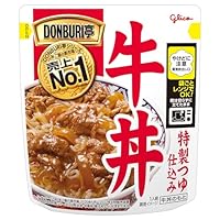 Amazon.co.jp: DONBURI亭 グリコ DONBRI亭牛丼 3食パック×4個 : 食品